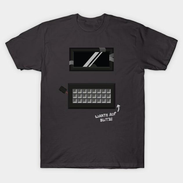 Blitz - Wait For Flash! (German lettering) T-Shirt by LeopardTurret